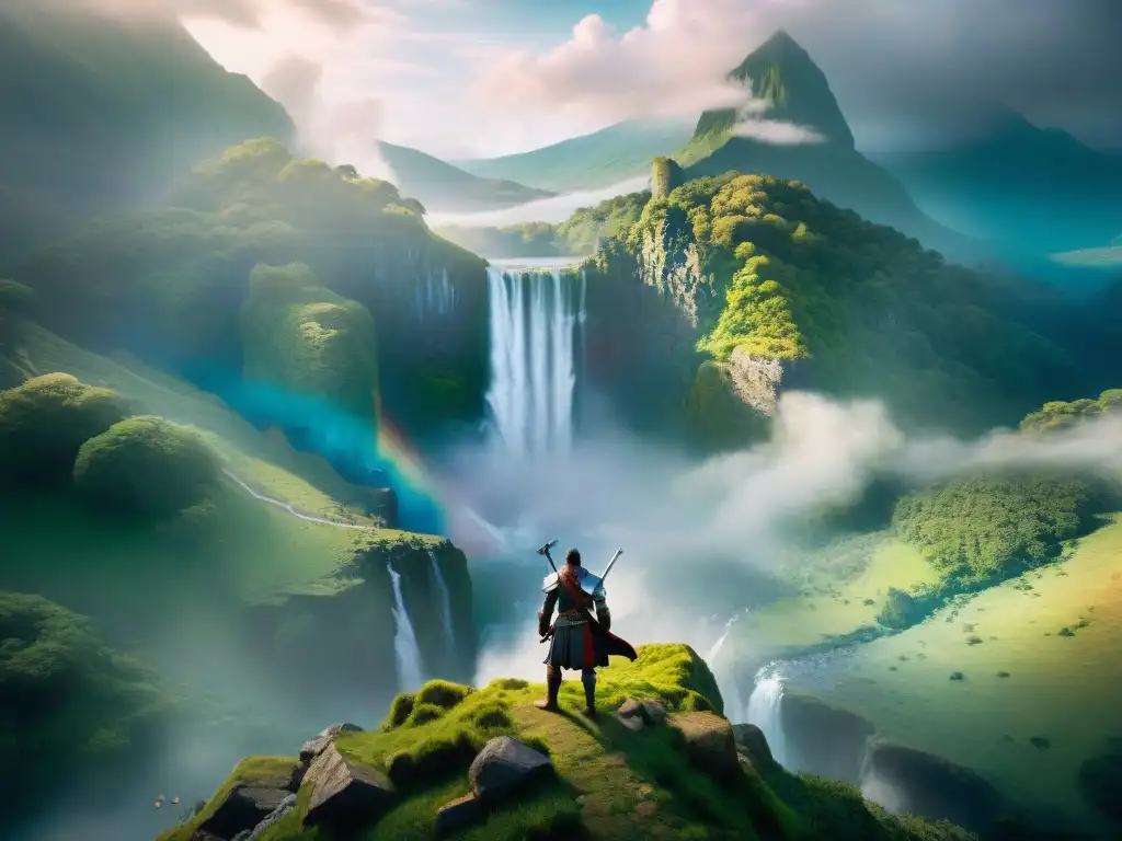 Épica batalla entre héroes legendarios y enemigos icónicos en un mundo de videojuegos