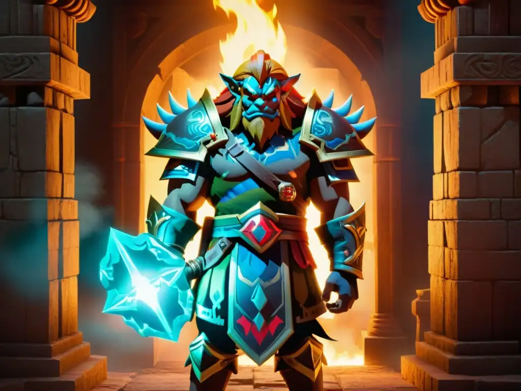 El malévolo Ganon, icónico enemigo de la saga Zelda, irradia poder en una mística cámara