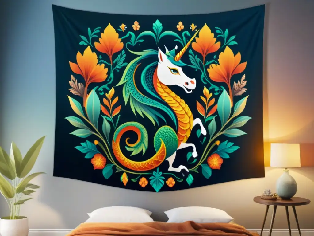 Una maravillosa influencia de seres fantásticos que transforman la percepción de la realidad en un tapiz vibrante y mágico